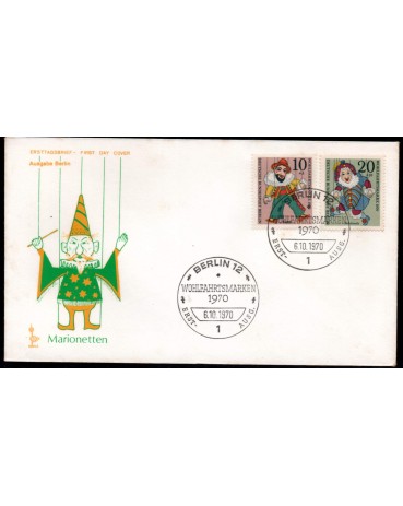 Alemanha Berlin 1970 Fdc Circo 28.915
