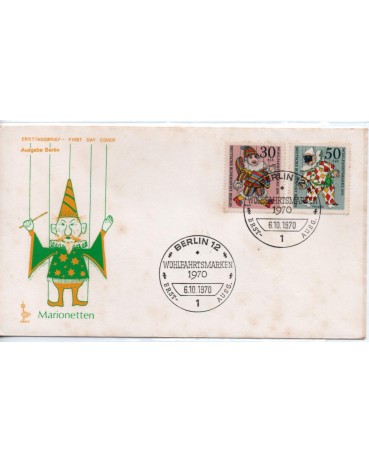 Alemanha Berlin 1970 Fdc Circo 28.916