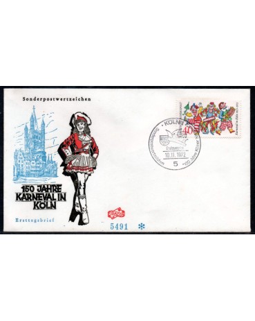 Alemanha Koln 1972 Fdc Circo 28.919