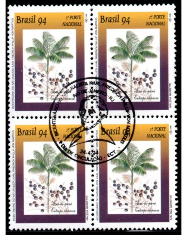 1994 C1891 Preservação da Flora "Açaí do Pará" Bicentenário do Nascimento de Karl F.P.Von Martius mint 28.926