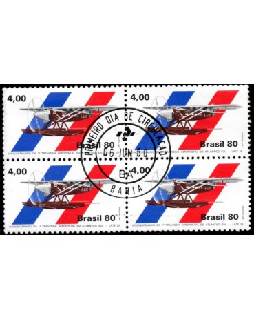 1980 C1146 50 Anos da 1ª Travessia Aeropostal do Atlântico Sul 28.951
