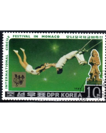 Coreia do Norte 1987 Festival Internacional de Mônaco 10 Carimbado 28.969
