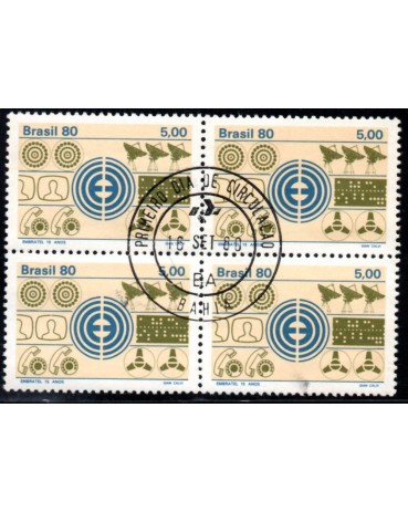 1980 C1160 Embratel 15 Anos CBC Bahia 28.986
