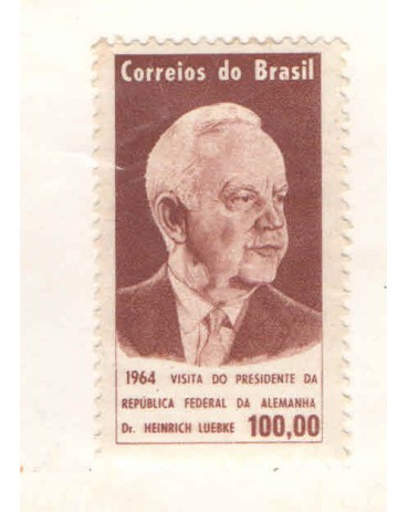 C512 - PRES.DA ALEMANHA HEIRINCH LÜBKE 1964 - M