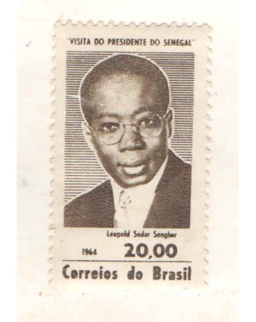 C514  - PRES.DO SENEGAL LEOPOLDO SEGAR 1964 - Novo 2547