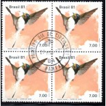 1981 C1198 Fauna Brasileira - Beija Flores "Chifre de Ouro" CPD-BA 29.944