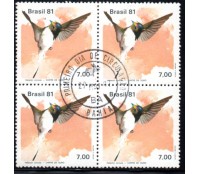 1981 C1198 Fauna Brasileira - Beija Flores "Chifre de Ouro" CPD-BA 29.944
