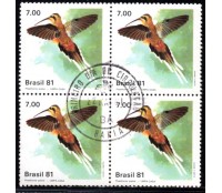 1981 C1200 Fauna Brasileira - Beija-Flores "Limpa-Casa" CPD BA 29.946
