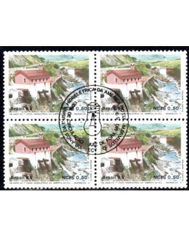 1989 C1644 Centenário da Primeira Hidrelétrica da América do Sul - Marmelos - Juiz de Fora - MG CBC-MG 29.963
