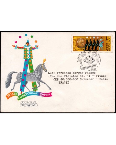 Rússia 1989 Envelope Nominal 29.969