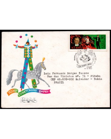 Rússia 1989 Envelope Nominativo 29.972