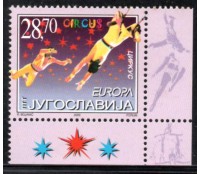 Iugoslávia 2002 "Trapezistas" Mint 30.006