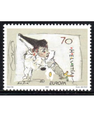 Suiça 2002 "Palhaço" Mint 30.009