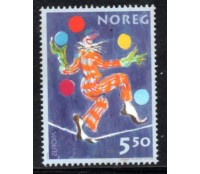Noruega 2002 "Palhaço na Corda" Mint 30.011