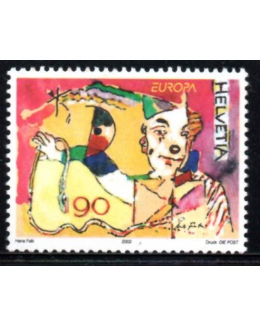 Suíça 2002 "Europa-Circo" Novo 30.015