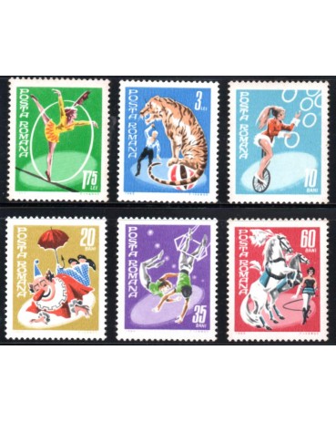 Romênia 1969 Série O Circo Mint/Novos 30.027
