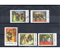 Romênia 1994 Tema Circo - Carimbados 30.030