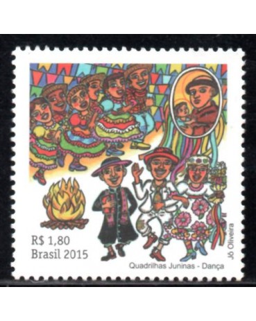 C3462 Quadrilhas Juninas - Dança - Santo Antonio 30.086 Mint