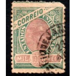 R89 1.000 réis verde claro e malva, 30.138