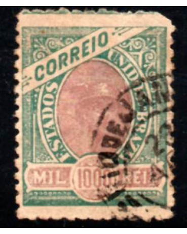 R89 1.000 réis verde claro e malva, 30.138