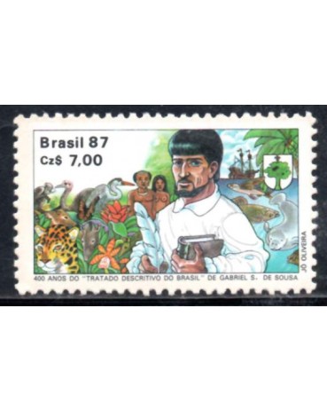 C1575 SELO LITERATURA/GABRIEL S.SOUSA 1988 MINT 30.195
