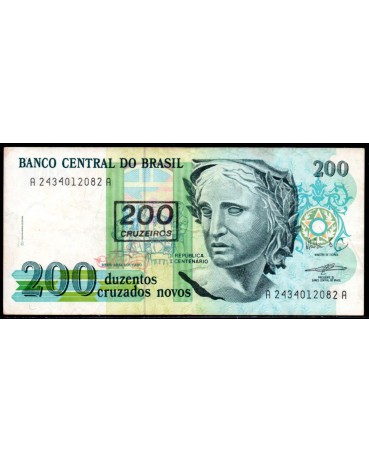 Brasil C212 200  cruzeiros soberba 1990 - 28.516