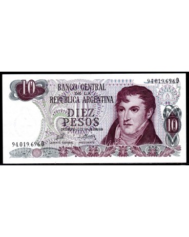 Argentina 1970/1973 FE 10 pesos 30.311