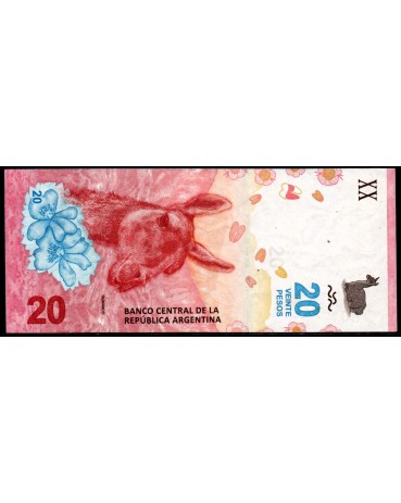 Argentina 2017 20 Pesos soberba 30.313