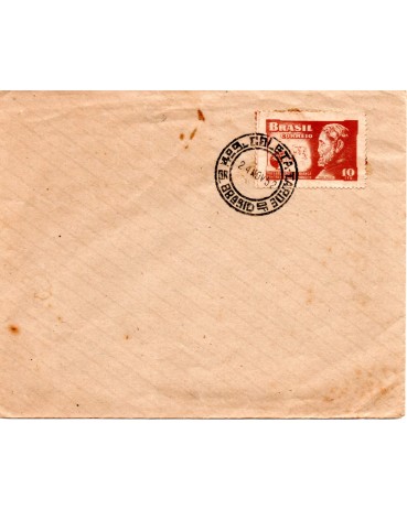 1952 Envelope não circulado com mo selo de Frei Damião "Campanha de Combate a Hanseníase" carimbo de 24.11.52 - 30.349