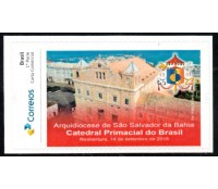 PB106 Selo Personalizado Catedral Primacial do Brasil Fachada, Autoadesivo 2019 - 30.386