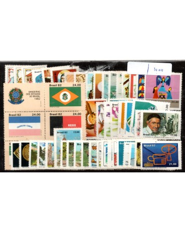 1982 52 Selos comemorativos mint 31.011 sem os blocos