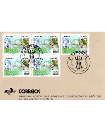 Brasil Franquia Postal "Ano Nacional do Turismo" 1ª Expostal Brasília, 5.8.87 - 31.018