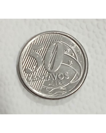 50 Centavos 2018 V554 50 soberba/fc 31.025