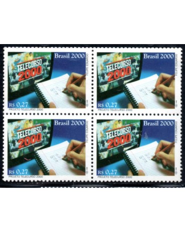 2000 C2298 Quadra Projeto Telecurso 2000 - Mint 31.030