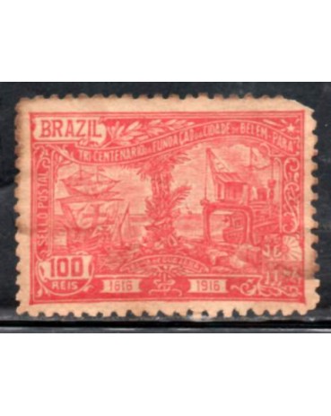 C11 Tricentenário de Belém - Veja os picotes - Novo com goma 31.077
