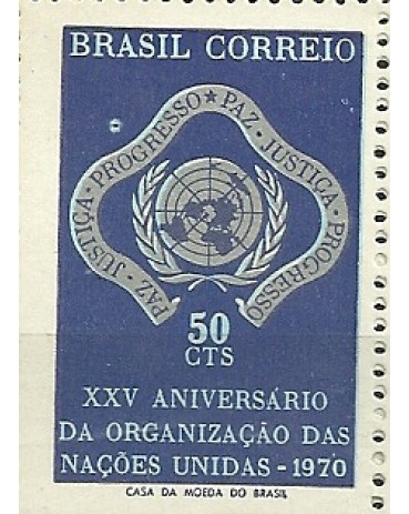 C687 MINT - JUBILEU DA ONU 1970 MINT 2612