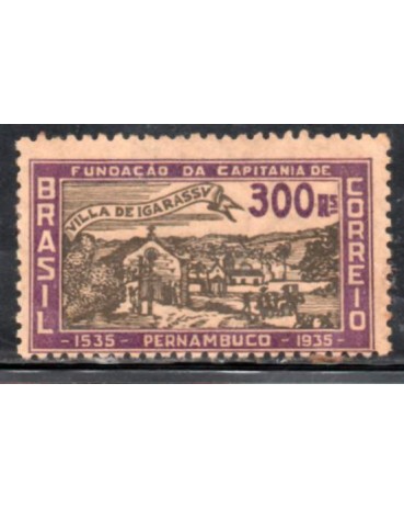 C087/1935 4° Centenário da Capitania de Pernambuco novo com goma 31.086