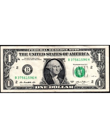Estados Unidos Letra B  2013 1 dólar - MBC 31.289