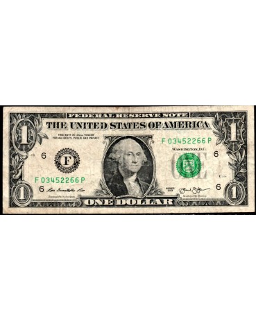 Estados Unidos 2013 Letra F Mbc 1 dólar 31.290