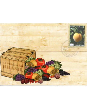 2009 Máx.Postal 261A Circuito das Frutas - Pêssego 31.359