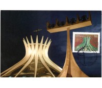 2010 Máx.Postal 264 Brasília Sonho e Realidade  - Catedral 31.362