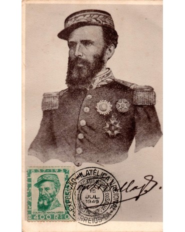 1949 Máximo Postal Exposição Filatélica Nacional - Salvadorf - Bahia 31.378 - Manchq de goma no verso