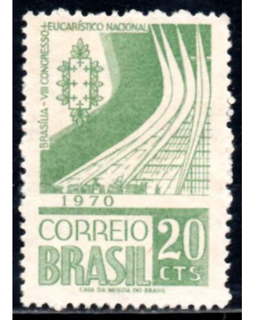 C676 8º Congresso Eucarísitico Nacional em Brasília 31.409 Mint