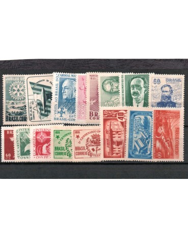 1955 C356/373 Comemorativos Ano completo 31.411 Novos