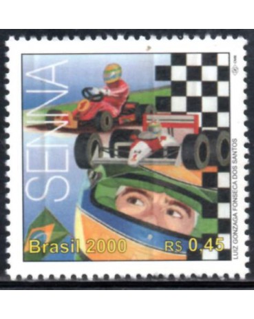 C2259 Ayrton Senna  - 500 Anos do Brasil  31.428 Mint sem goma