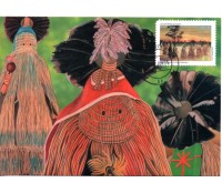 2005 Máx.Postal 251 Ano do Brasil na França - Arte Indígena  31.453 Carimbo Bahia