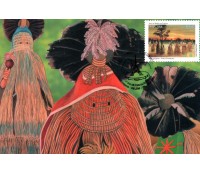 2005 Máx.Postal 251 Ano do Brasil na França  - Arte Indígena 31.454 CBC Belém - PA