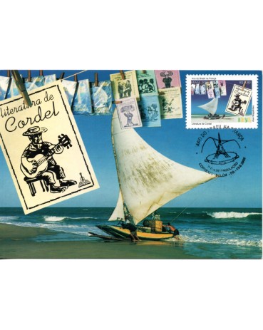 2005 Máx. Postal 246 Ano do Brasil na França - Literatura de Cordel  31.455 CBC Belém - PA