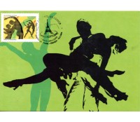 2005 Máx.Postal 248 Ano do Brasil na França - Dança Conteporânea 31.456 CBC Paris - França