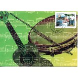 2005 Máx.Postal 250 Ano do Brasil na França - Música/Choro 31.459 Carimbo Salvador- BA